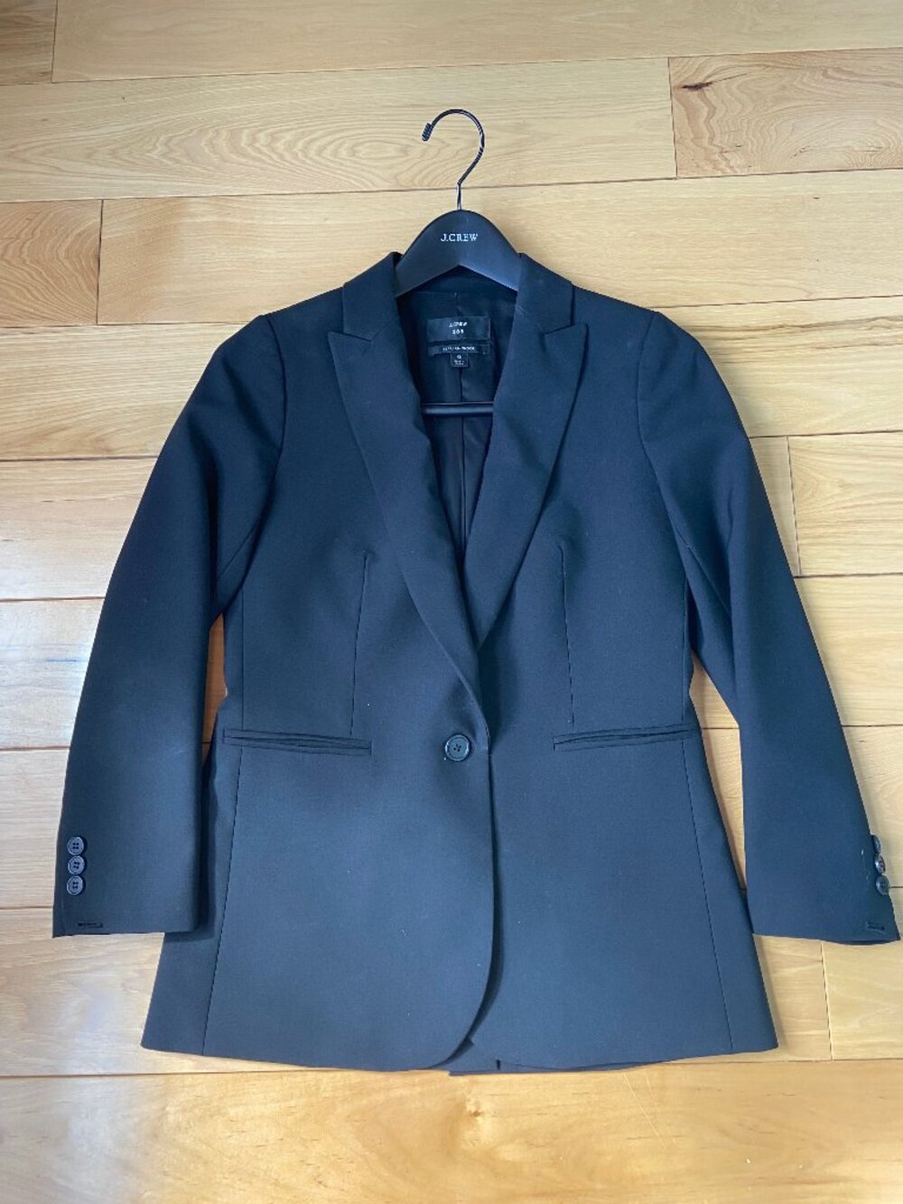 J. Crew Black Suit Jacket Size 0